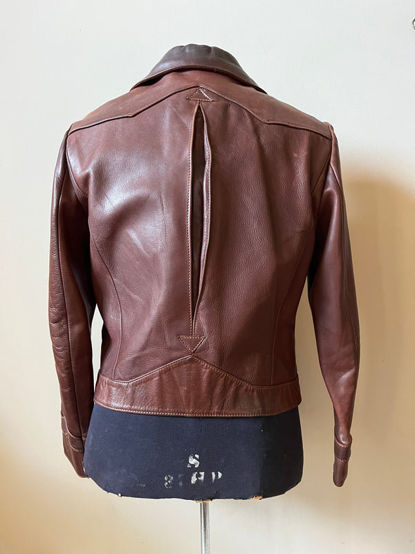1970s WOOLLY MAMMOTH LEATHER JACKET