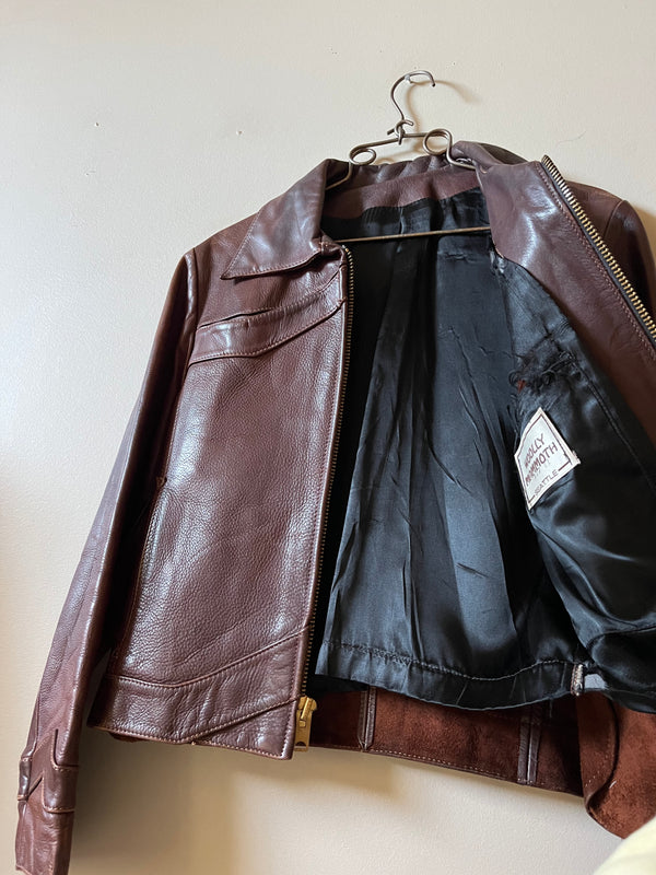 1970s WOOLLY MAMMOTH LEATHER JACKET