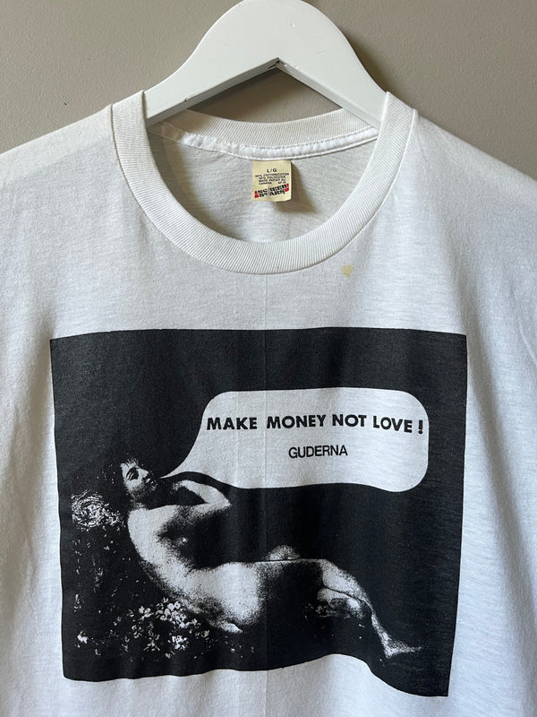 1980s "MAKE MONEY NOT LOVE" - GUDERNA