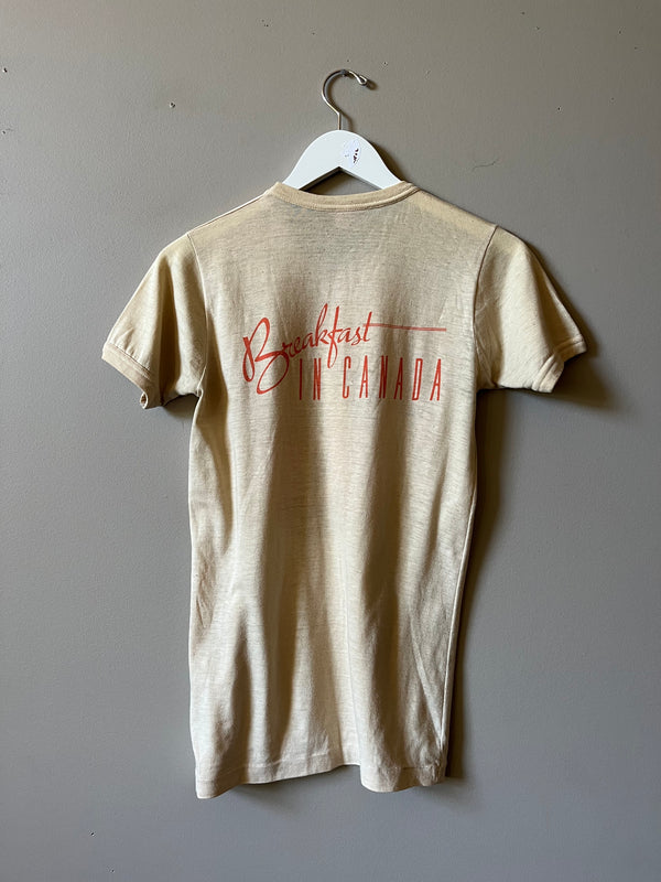 1979 SUPERTRAMP "BREAKFAST IN CANADA" RINGER TOUR T SHIRT