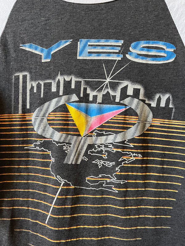 1980s YES "1984 WORLD TOUR" T SHIRT