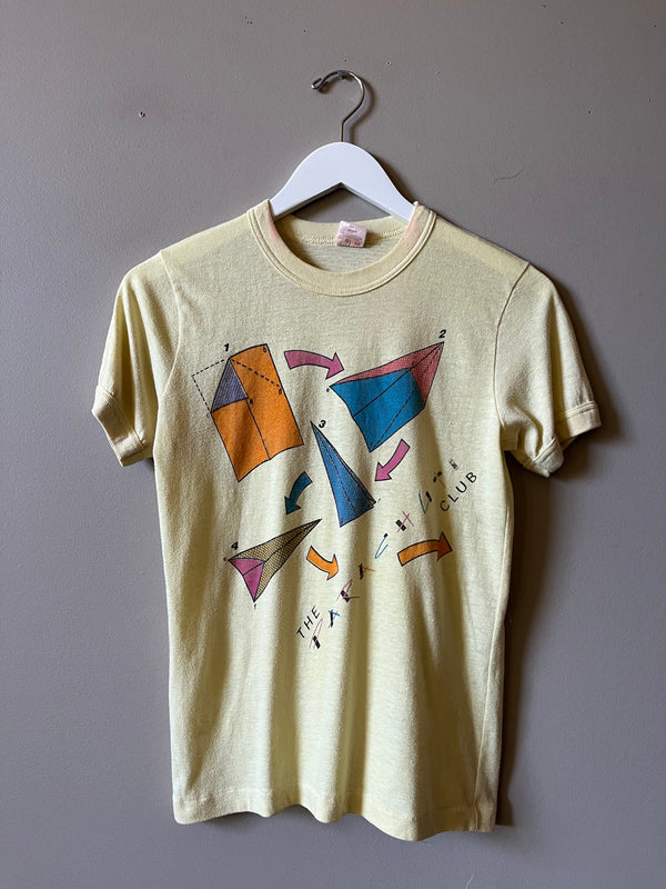 1980s THE PARACHUTE CLUB "RISE UP" RINGER T SHIRT