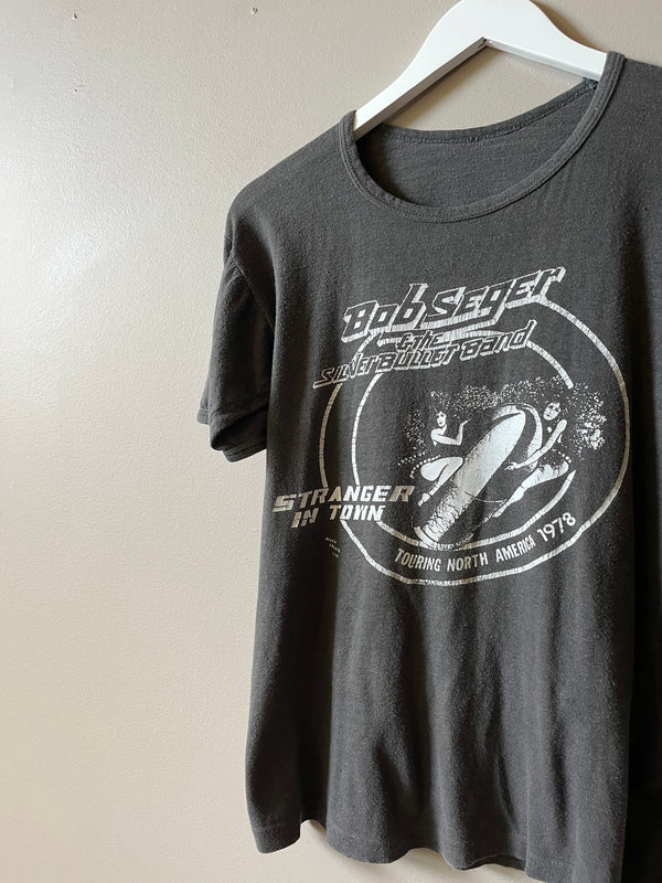 1978 BOB SEGER AND THE SILVER BULLET BAND TOUR RINGER T SHIRT