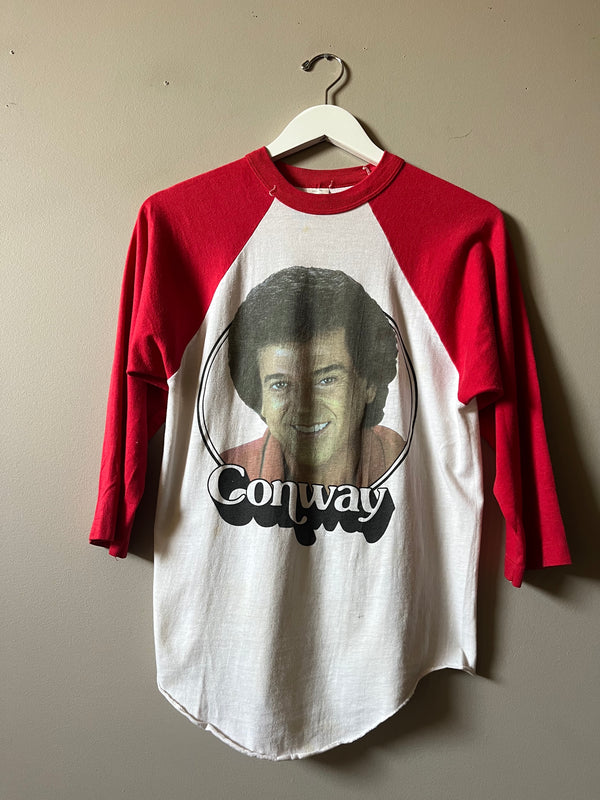 1980s CONWAY TWITTY 3/4 SLEEVE T SHIRT