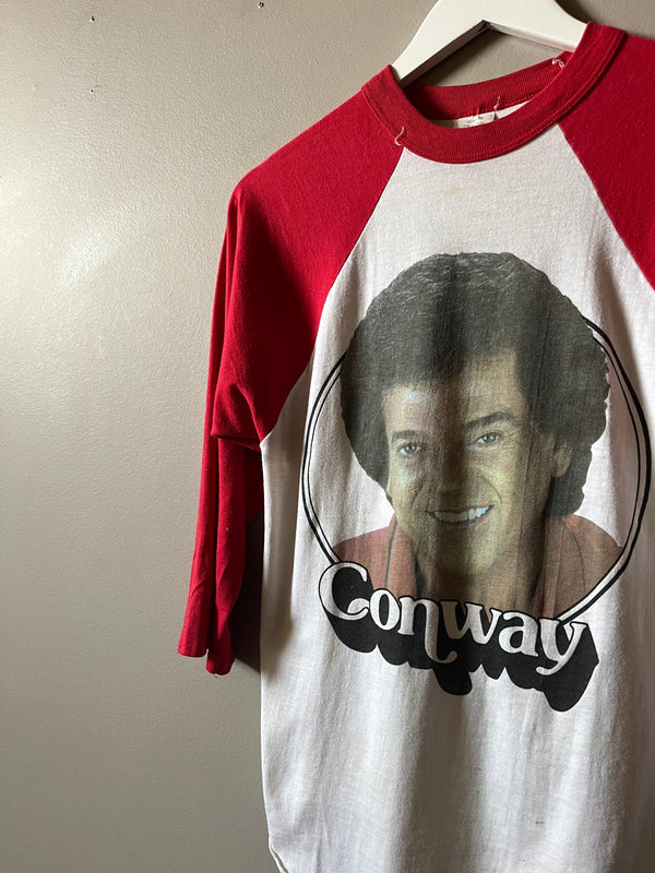 1980s CONWAY TWITTY 3/4 SLEEVE T SHIRT