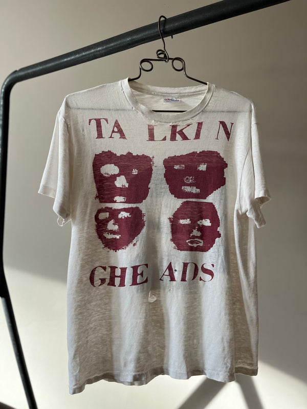 VERY RARE! ORIGINAL 1980 TALKING HEADS "REMAIN IN LIGHT" DAVID BYRNE T SHIRT