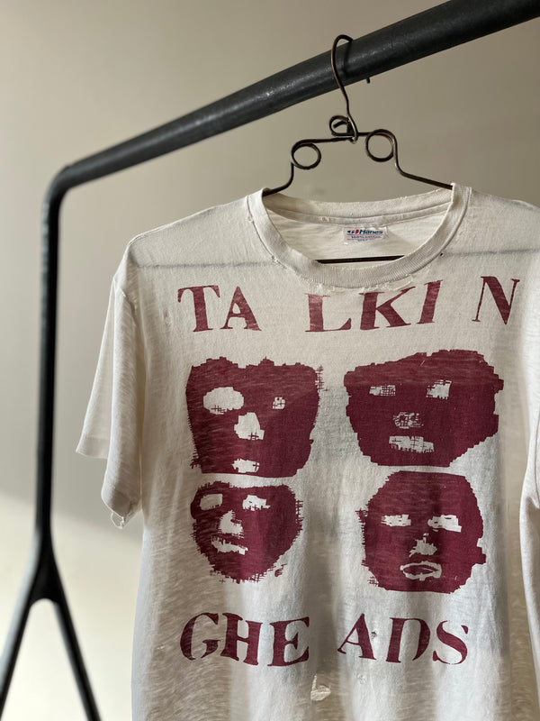 VERY RARE! ORIGINAL 1980 TALKING HEADS "REMAIN IN LIGHT" DAVID BYRNE T SHIRT