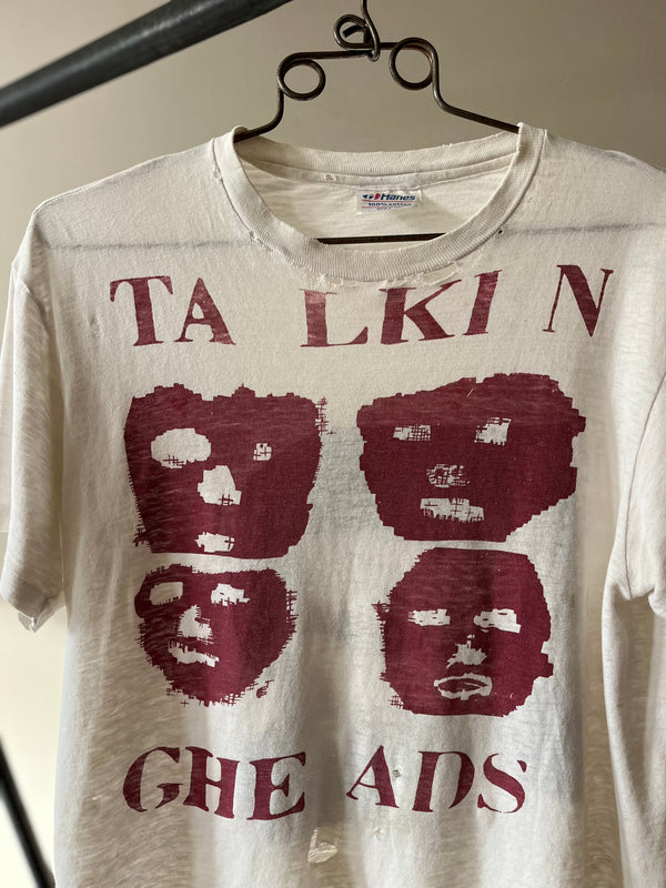 VERY RARE! ORIGINAL 1980 TALKING HEADS "REMAIN IN LIGHT" DAVID BYRNE T SHIRT