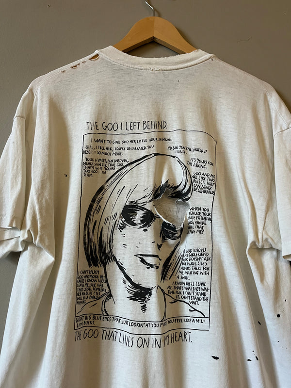 1990 SONIC YOUTH "GOO" PETTIBON T SHIRT