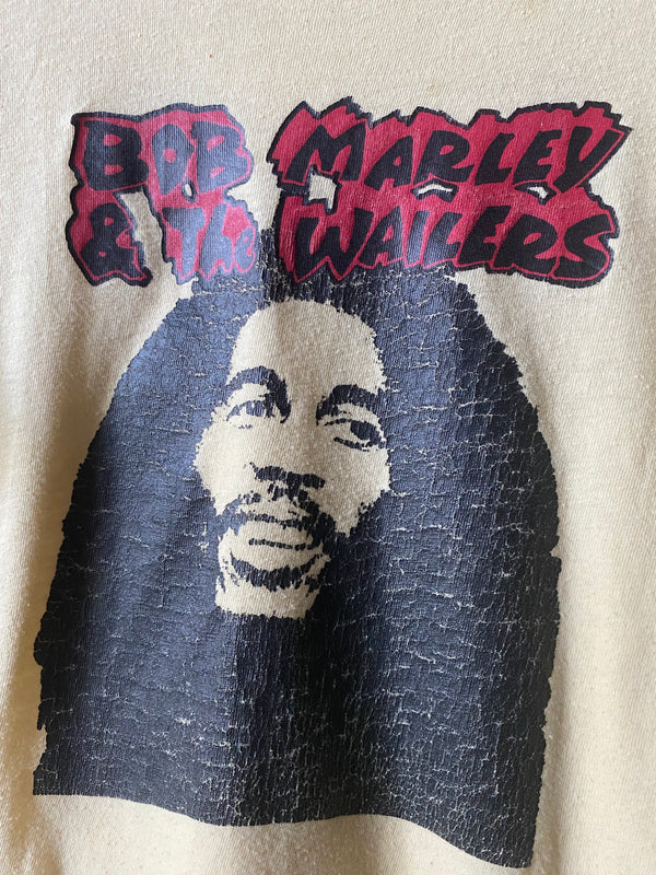 1980s BOB MARLEY & THE WAILERS T SHIRT