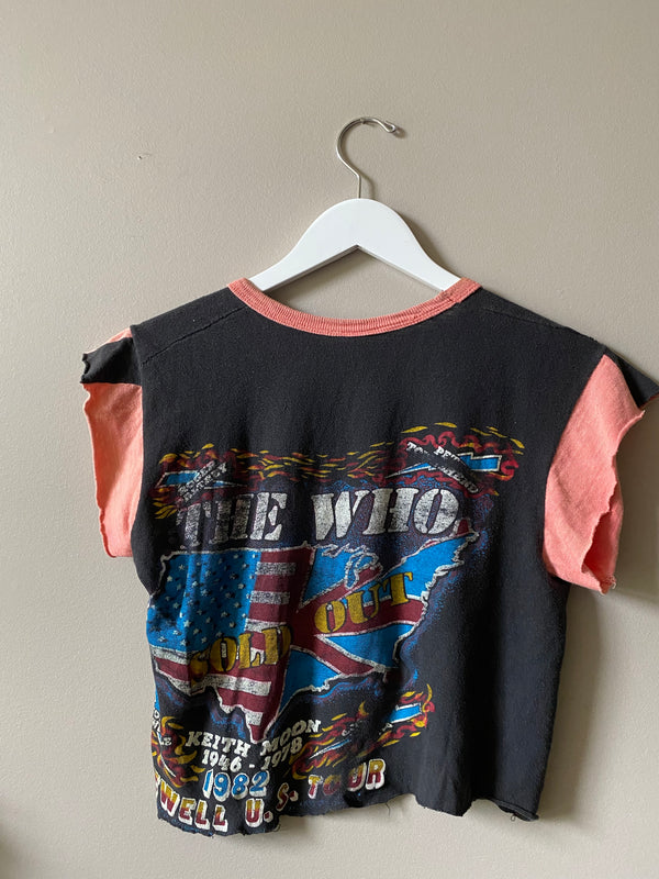 1982 THE WHO SOLD OUT FAREWELL TOUR T SHIRT