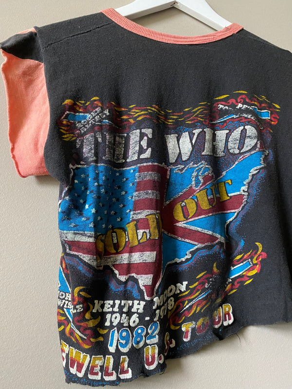 1982 THE WHO SOLD OUT FAREWELL TOUR T SHIRT