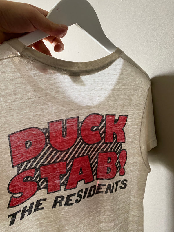 1978 THE RESIDENTS "DUCK STAB" T SHIRT