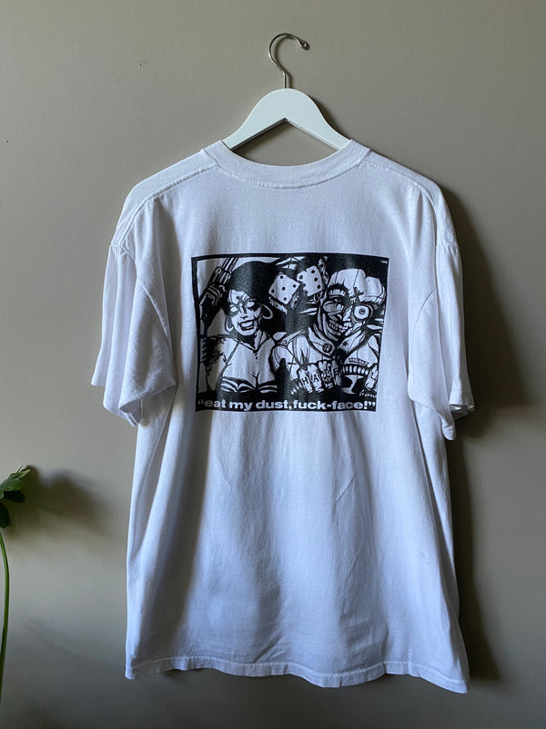 1990s WHITE ZOMBIE "EAT MY DUST, FUCK FACE!" T SHIRT