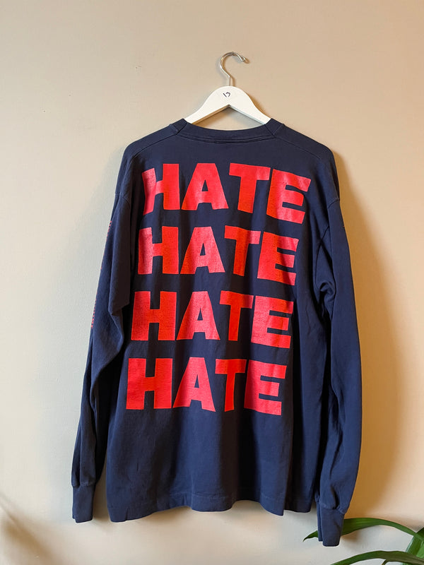1991 FUDGE TUNNEL "HATE SONG IN E MINOR" LONG SLEEVE T SHIRT
