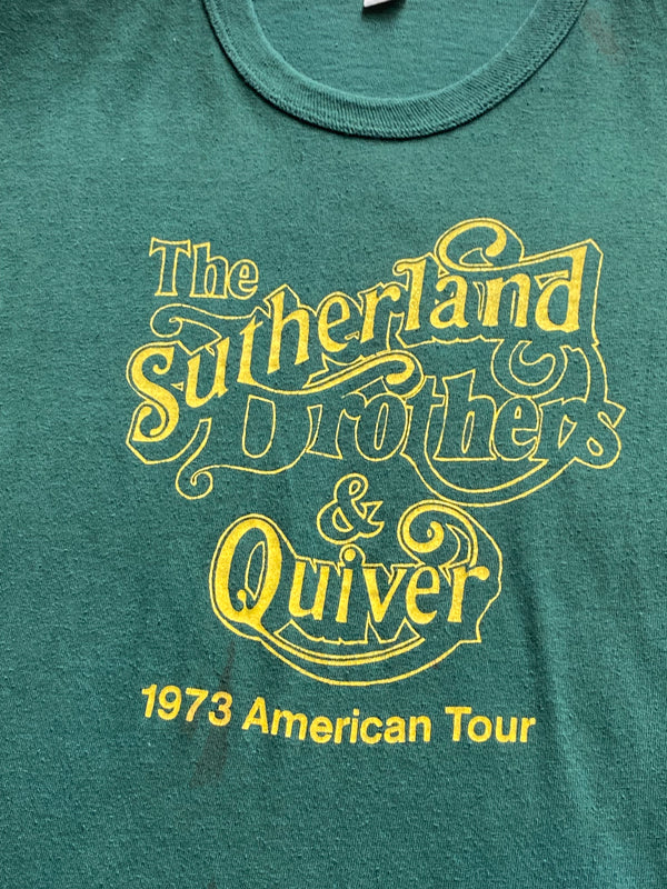 1973 THE SUTHERLAND BROTHERS & QUIVER AMERICAN TOUR T SHIRT