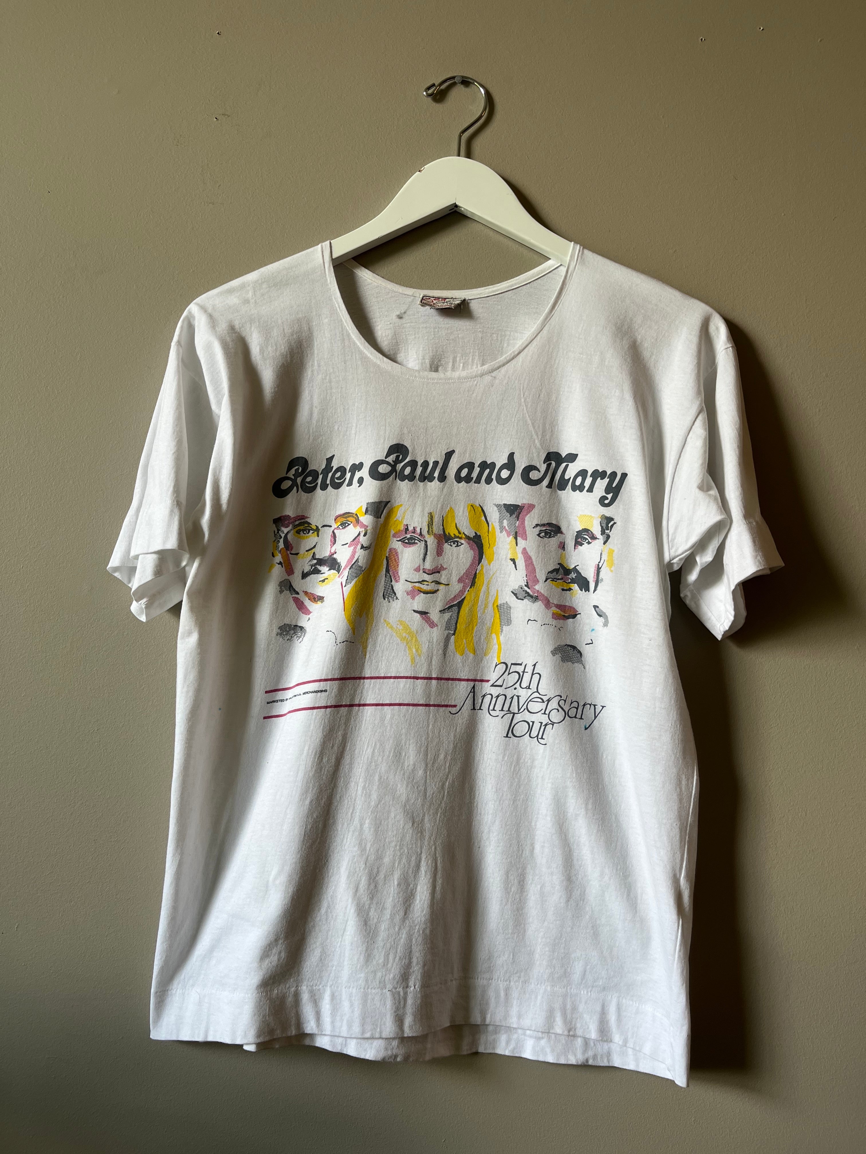 VINTAGE 1980s PETER PAUL AND MARY T SHIRT – Dead Union