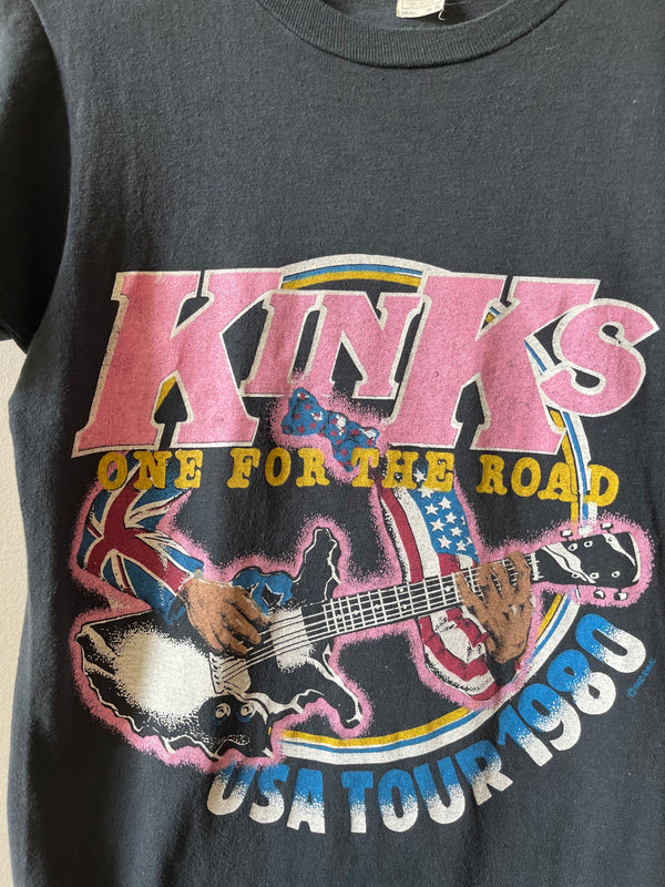 1980 THE KINKS USA TOUR T SHIRT
