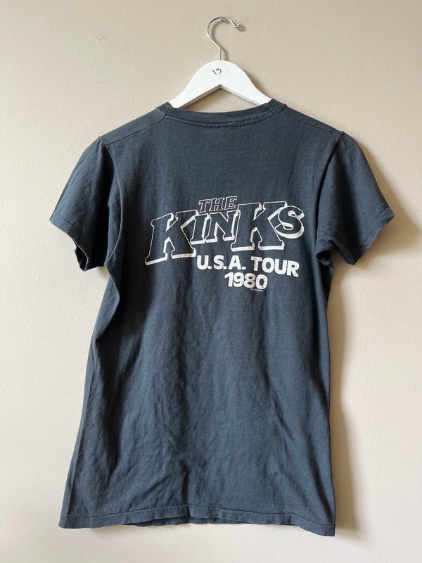 1980 THE KINKS USA TOUR T SHIRT