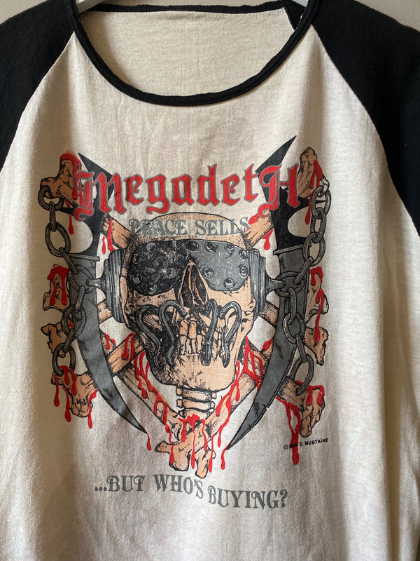 1986 "PEACE SELLS BUT WHO'S BUYING" MEGADETH T SHIRT