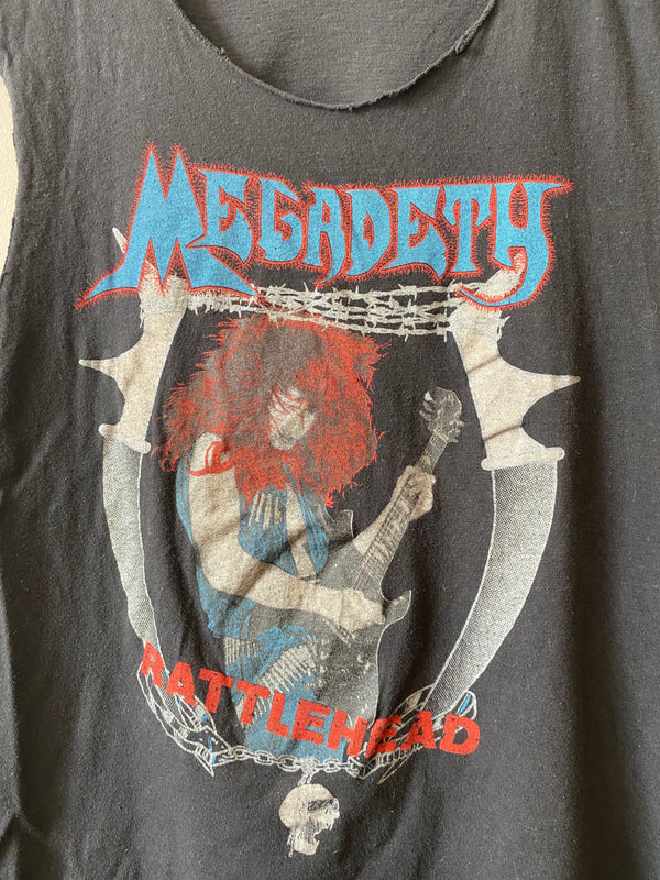 1980s "RATTLEHEAD" MEGADETH T SHIRT
