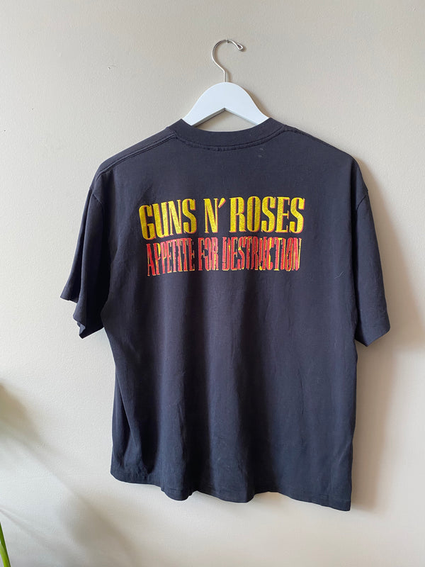 1987 GUNS N' ROSES "APPETITE FOR DESTRUCTION" T SHIRT