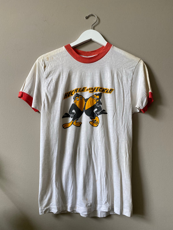 1980s HECKLE and JECKLE ringer t shirt